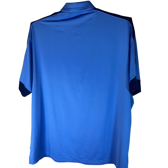 Club 38 Cremieux Performance Blue Polo Shirt Mens XXL Short Sleeve Golf Casualx - Picture 7 of 11